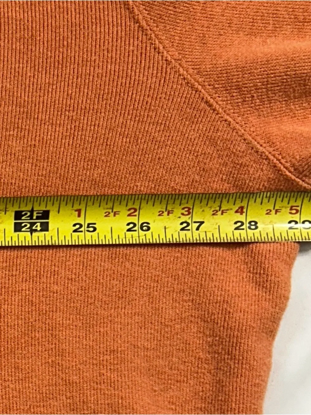 Polo Ralph Lauren Orange Quarter Zip Cotton Sweater XXL